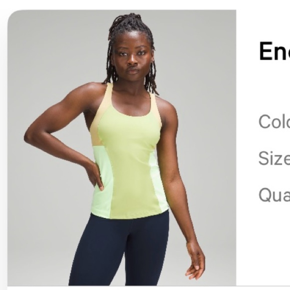 Lululemon energy tank top